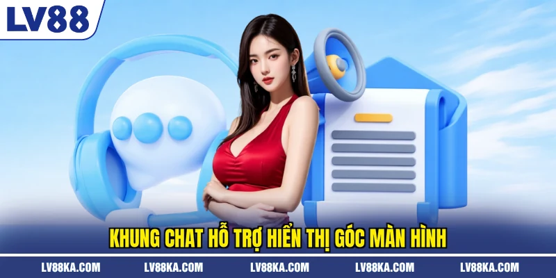 Liên Hệ LV88 – Kênh Hỗ Trợ Và Quy Trình Xử Lý Nhanh Nhất 1 Khung chat hỗ trợ hiển ngay ở góc màn hình