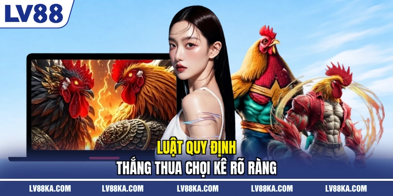 Luật quy định thắng thua chọi kê rõ ràng